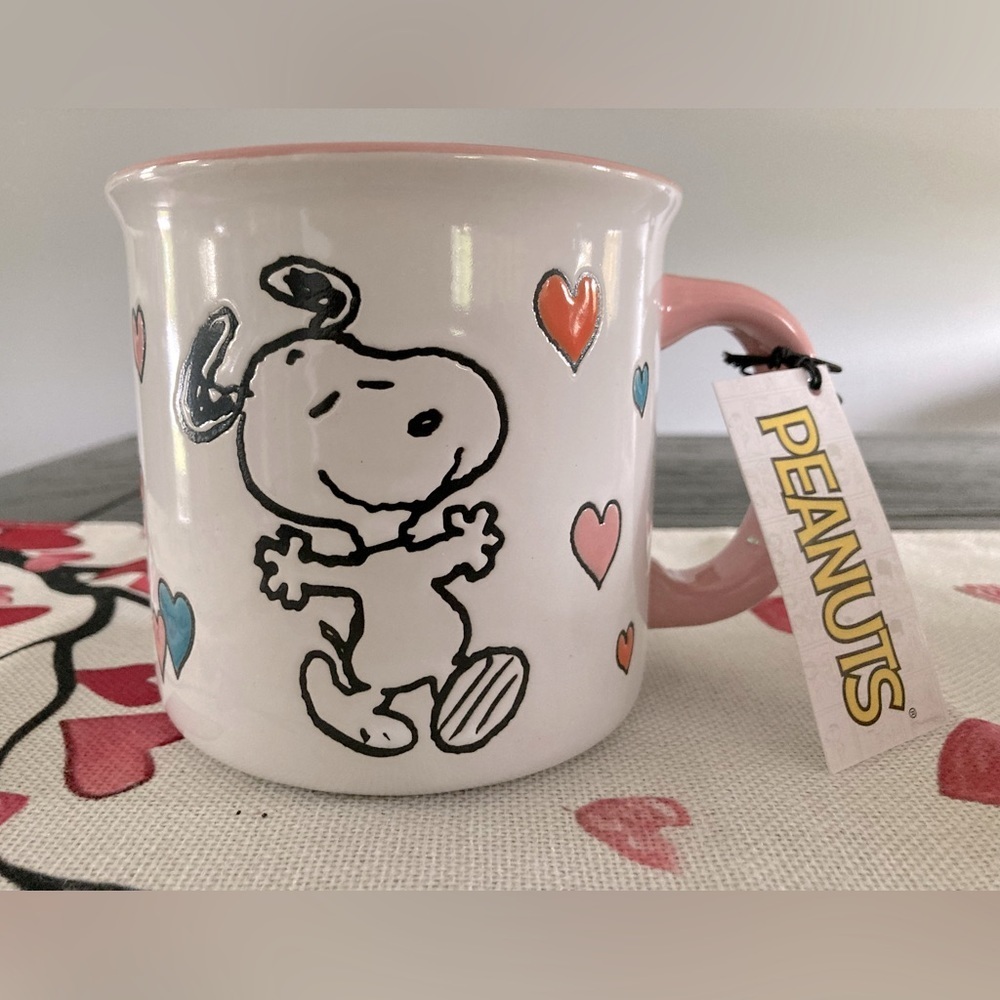 🩷💙🩷💙 Peanuts Snoopy Stonewear coffee mug